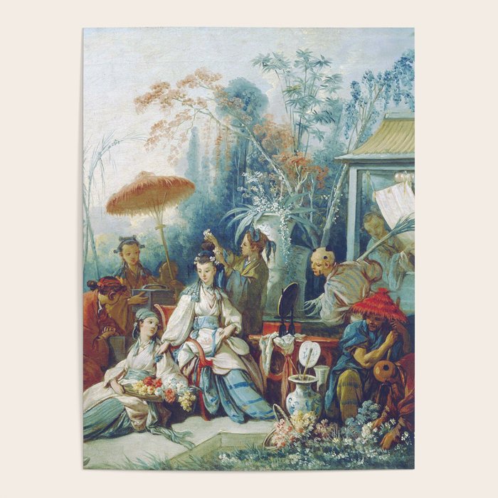 Le Jardin Chinois by François Boucher Poster Gallery Image 4
