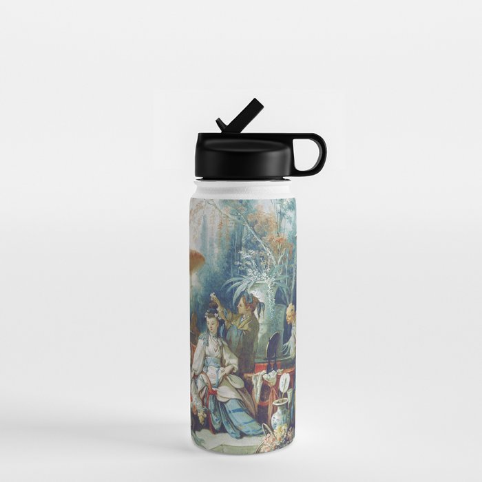 Le Jardin Chinois by François Boucher Water Bottle