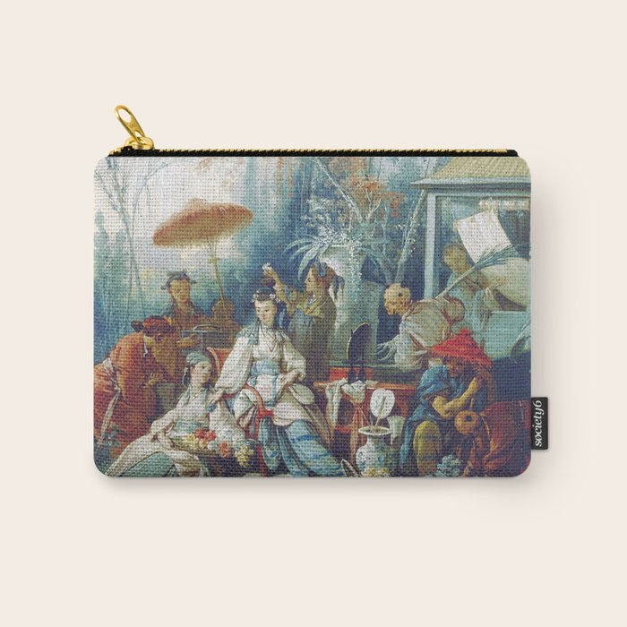 Le Jardin Chinois by François Boucher Carry All Pouch Gallery Image 1