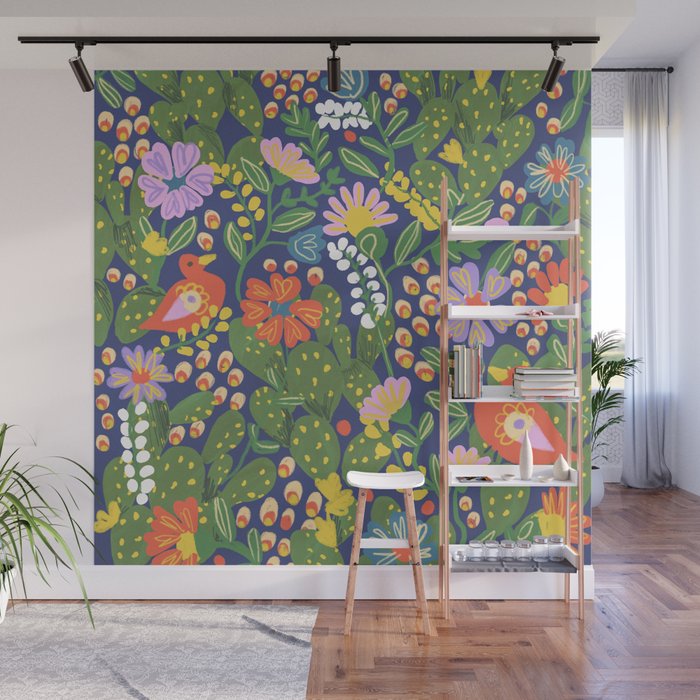Folky Wall Mural Gallery Image 1