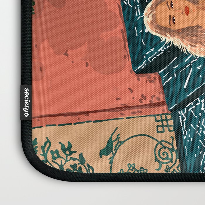Soaking up the Sun | Bohemian woman Palace Architecture | Buildings Travel Fashion Urban Jungle Laptop Sleeve Gallery Image 3