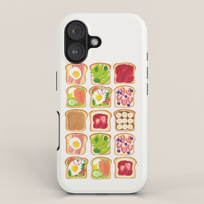 The Toast Club: Brunch Art iPhone Case Gallery Image 1