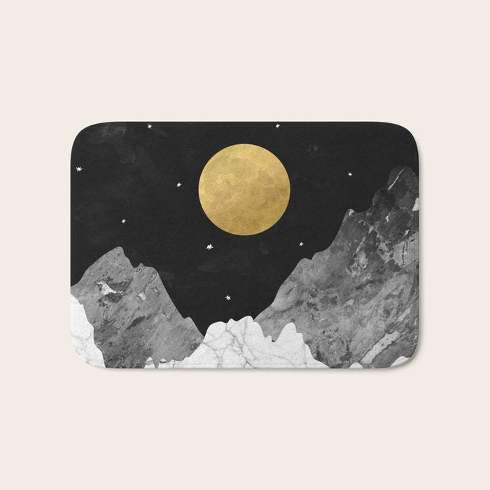 Moon and Stars Bath Mat Gallery Image 1