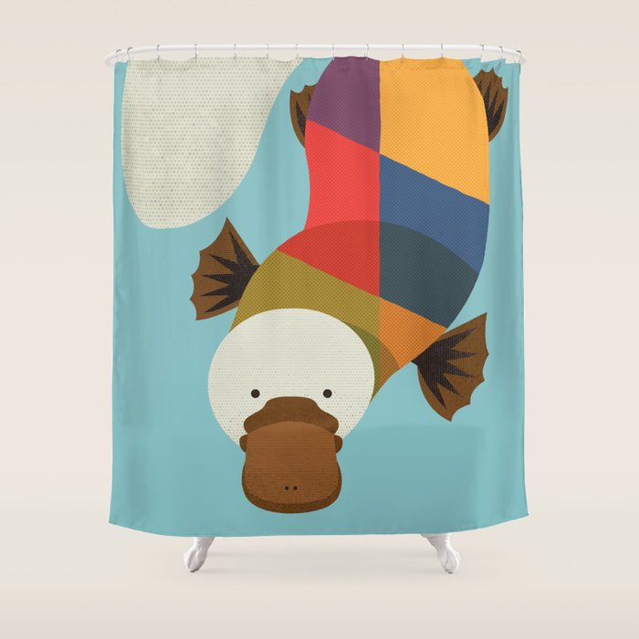 Platypus Shower Curtain Gallery Image 1
