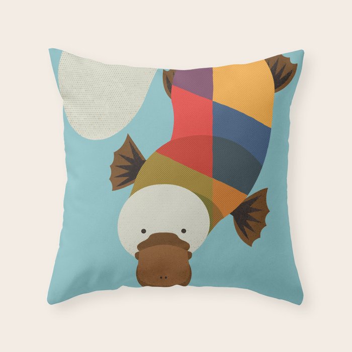 Platypus Throw Pillow Gallery Image 1