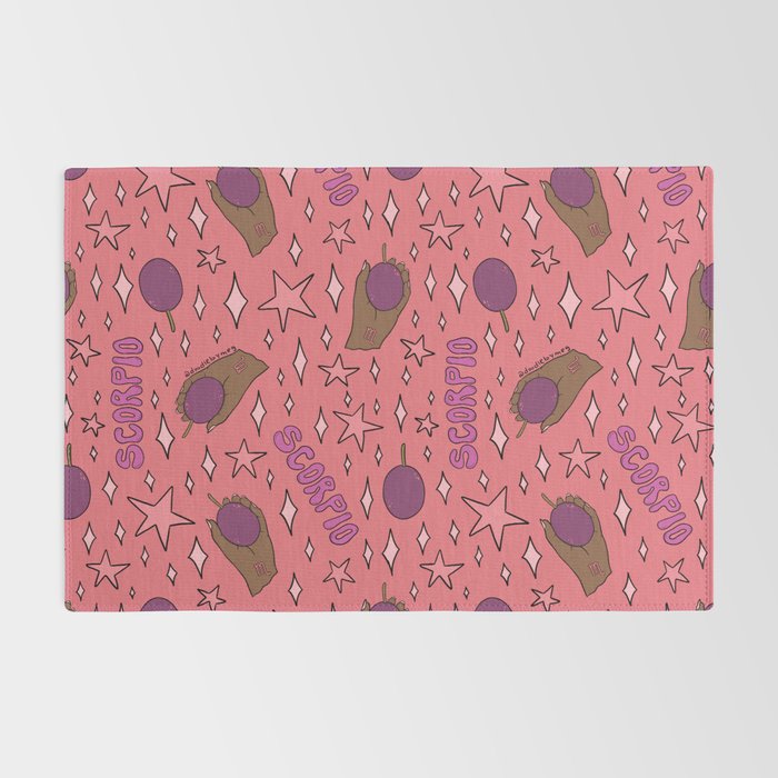 Scorpio Passionfruit Print Rug Gallery Image 2