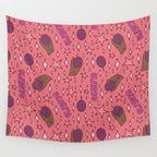 Scorpio Passionfruit Print Wall Tapestry Gallery Image 4