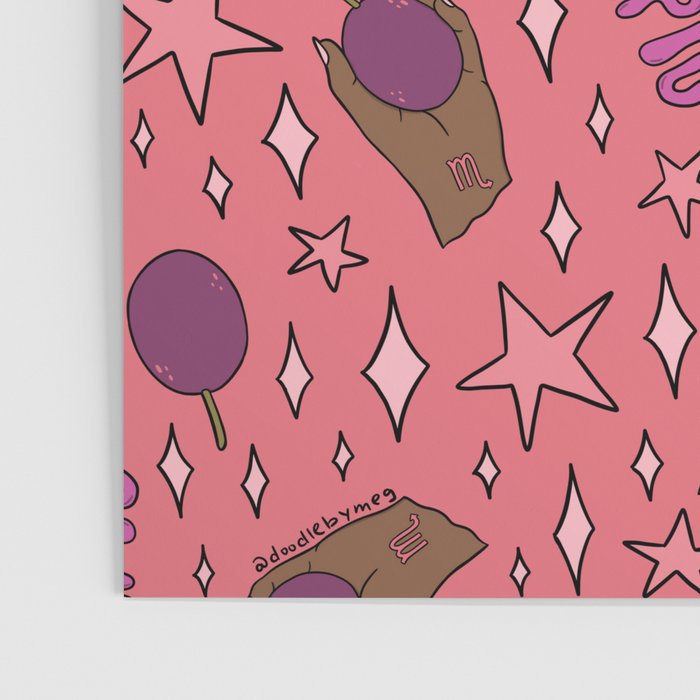 Scorpio Passionfruit Print Poster Gallery Image 3