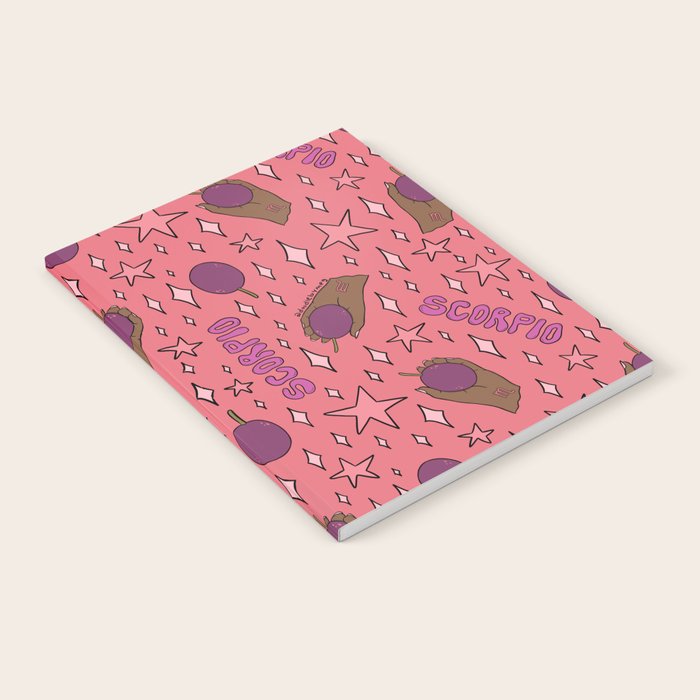 Scorpio Passionfruit Print Notebook Gallery Image 2