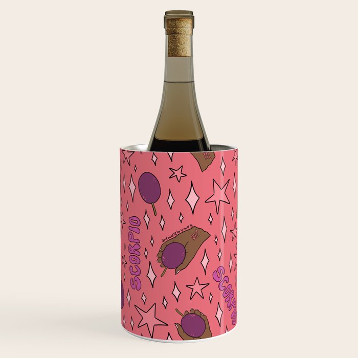 Scorpio Passionfruit Print Wine Chiller Gallery Image 3