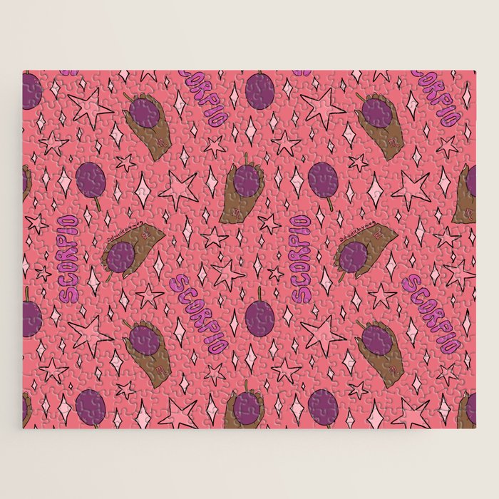 Scorpio Passionfruit Print Jigsaw Puzzle Gallery Image 1