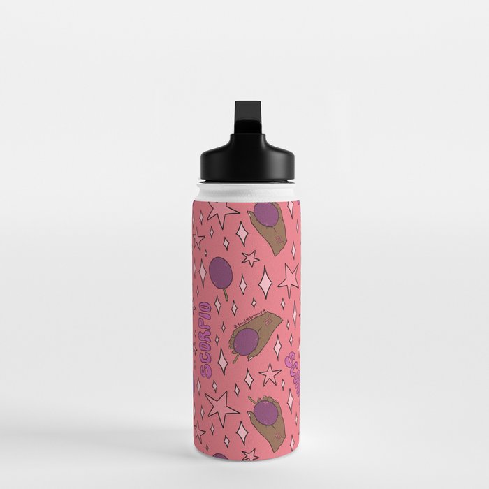 Scorpio Passionfruit Print Water Bottle Gallery Image 3