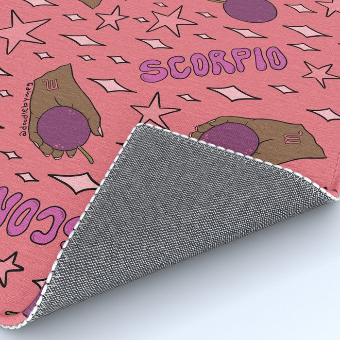 Scorpio Passionfruit Print Rug Gallery Image 4