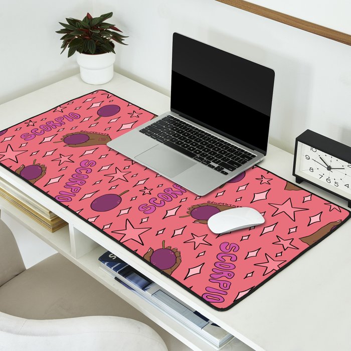 Scorpio Passionfruit Print Desk Mat Gallery Image 2