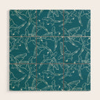 Little Blue Macaws Wood Wall Art Gallery Image 1