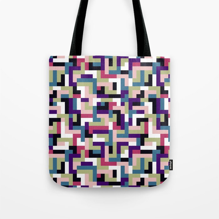 Boho M Tetris PTT Tote Bag Gallery Image 1