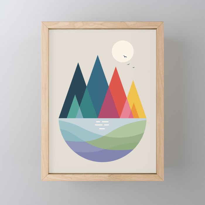 Somewhere Mini Art Print Gallery Image 1