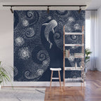 Star eater in Van Gogh style Wall Mural Gallery Image 1
