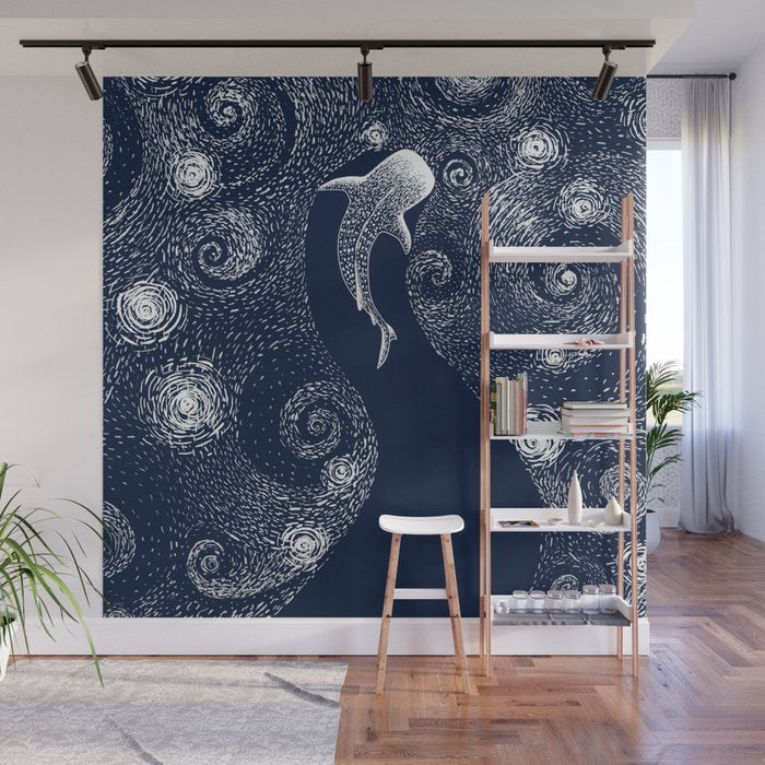 Star eater in Van Gogh style Wall Mural Gallery Image 1