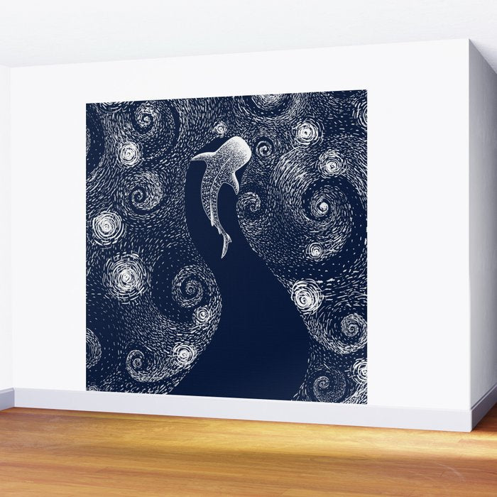 Star eater in Van Gogh style Wall Mural Gallery Image 2