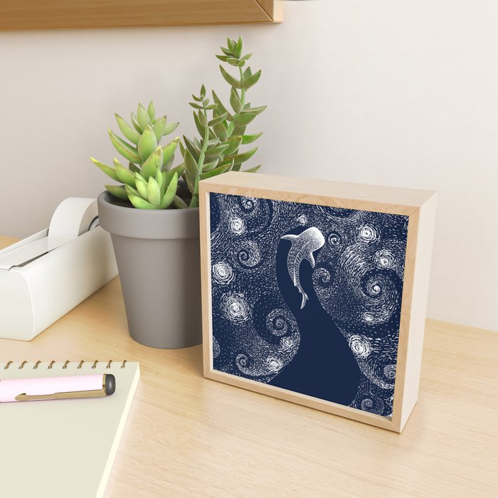 Star eater in Van Gogh style Mini Art Print Gallery Image 2