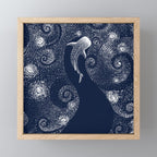 Star eater in Van Gogh style Mini Art Print Gallery Image 1