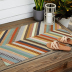 Fall Grandmother's Quilt II Outdoor Rug Gallery Image 2