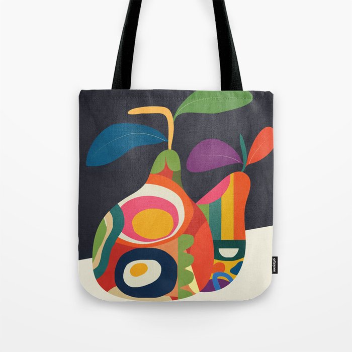 Abstract fruit shapes 02 Tote Bag Gallery Image 1