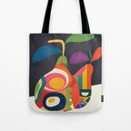 Abstract fruit shapes 02 Tote Bag Gallery Image 1