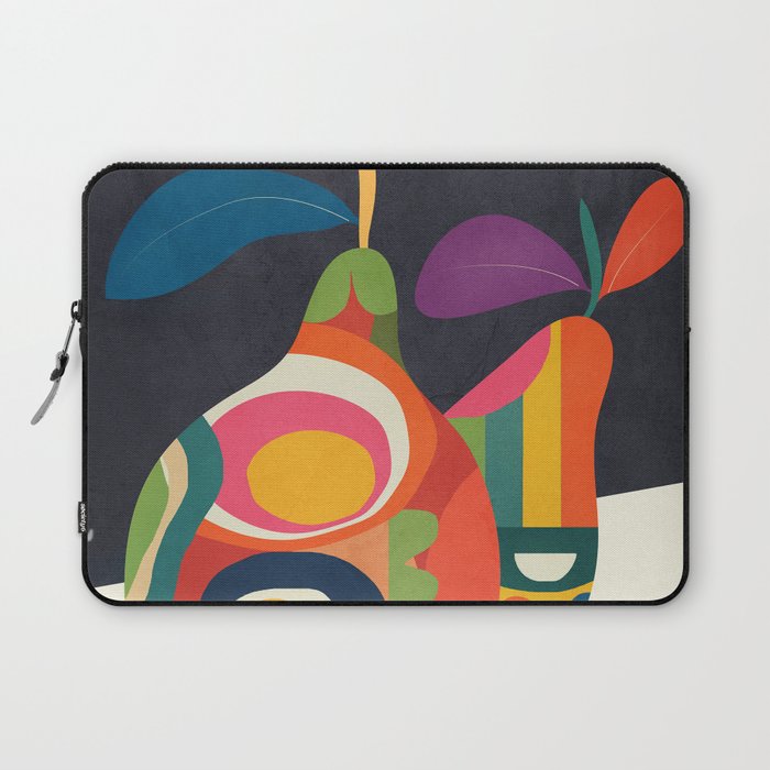 Abstract fruit shapes 02 Laptop Sleeve Gallery Image 1