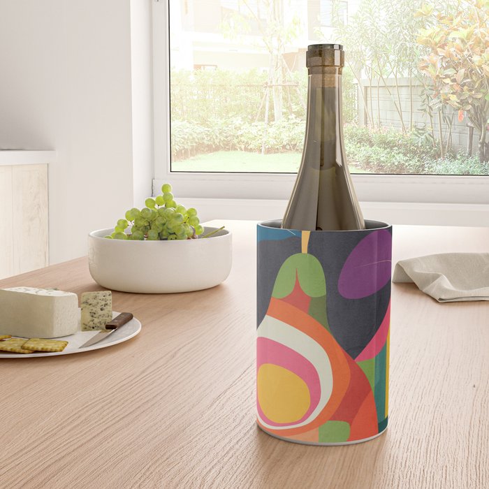 Abstract fruit shapes 02 Wine Chiller Gallery Image 4