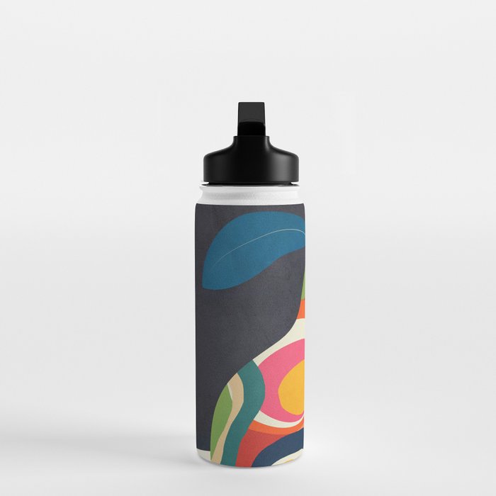 Abstract fruit shapes 02 Water Bottle Gallery Image 3