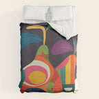 Abstract fruit shapes 02 Duvet Cover Gallery Image 6