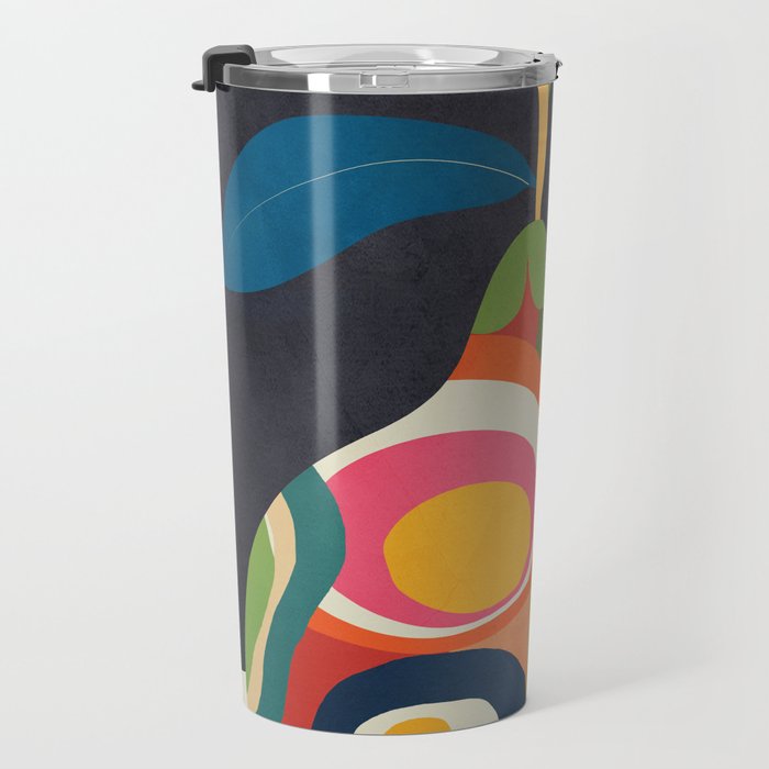 Abstract fruit shapes 02 Travel Mug Gallery Image 3