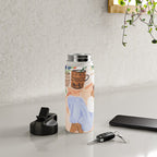 Woman Sitting by the Window Art Print - Sabina Fenn Illustration - Feminine Gouache Tropical Portrai Water Bottle Gallery Image 4