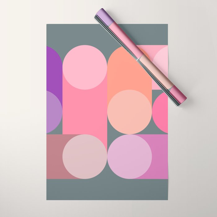 Modern Geometric 87B Wrapping Paper Gallery Image 1