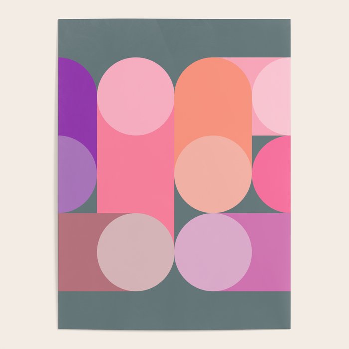 Modern Geometric 87B Poster Gallery Image 4