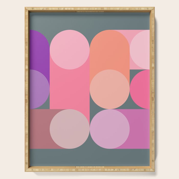 Modern Geometric 87B Serving Tray Gallery Image 1