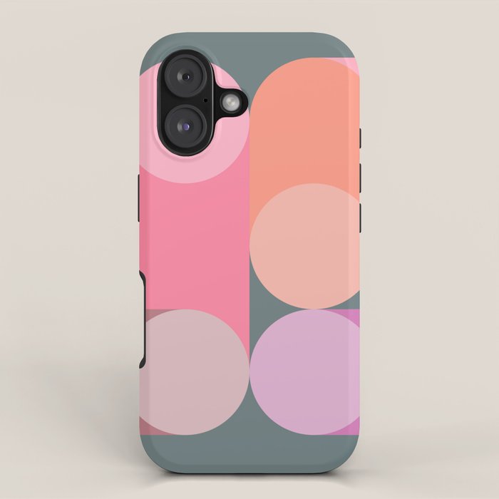Modern Geometric 87B iPhone Case Gallery Image 1