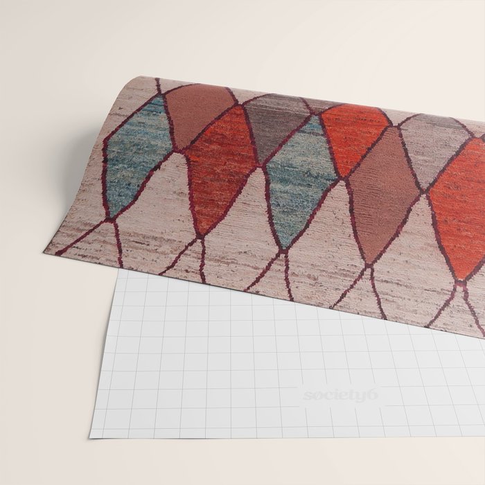 Earthy Berber Geometry Wrapping Paper Gallery Image 2