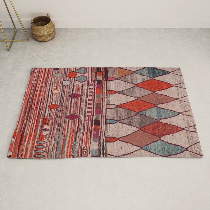 Earthy Berber Geometry Rug Gallery Image 2