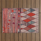 Earthy Berber Geometry Outdoor Rug Gallery Image 1