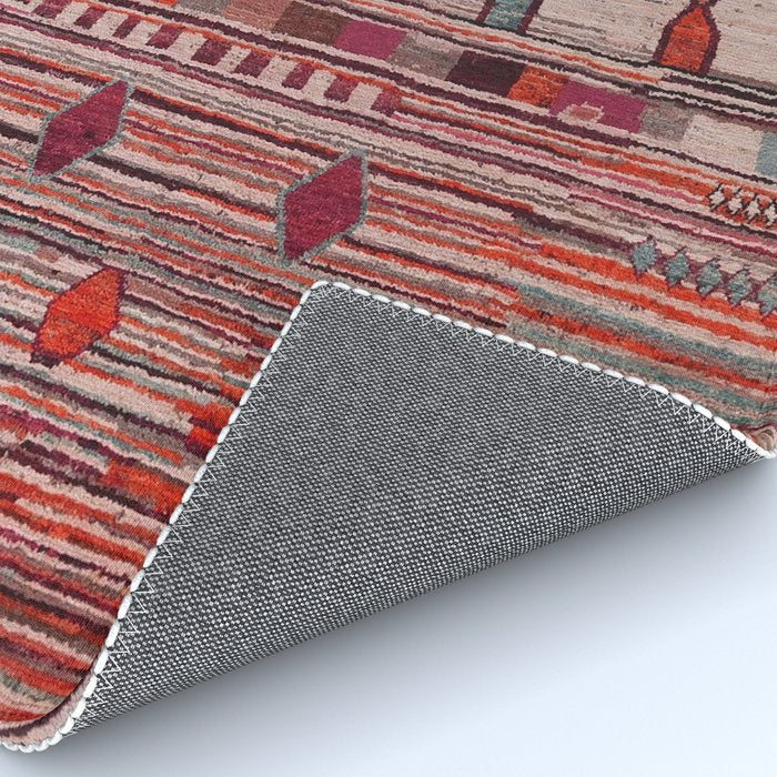 Earthy Berber Geometry Rug Gallery Image 4