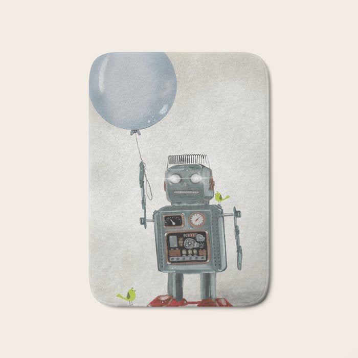 little robot Bath Mat Gallery Image 1