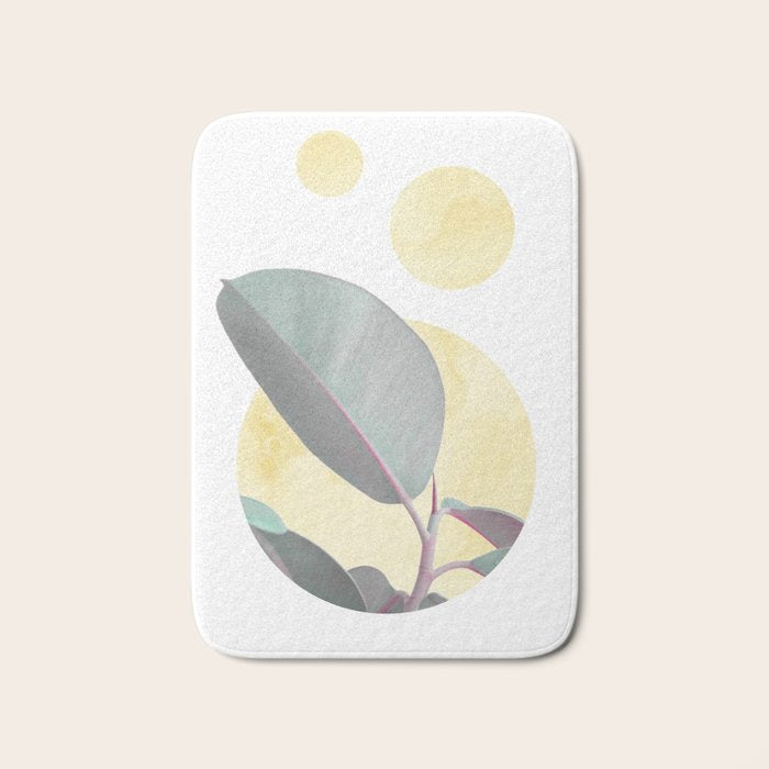 Ficus circles Bath Mat Gallery Image 1