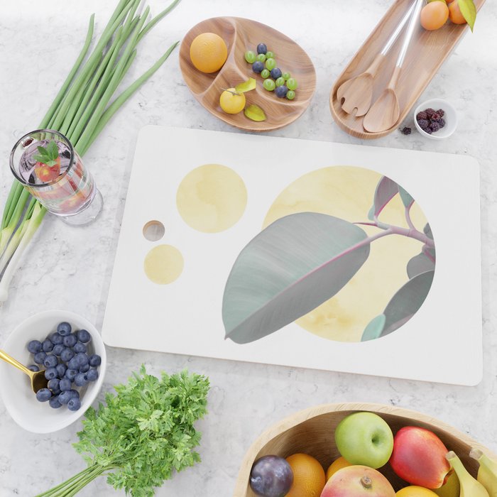 Ficus circles Cutting Board Gallery Image 2