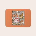 Mushrooms of Tennessee Bath Mat Gallery Image 1