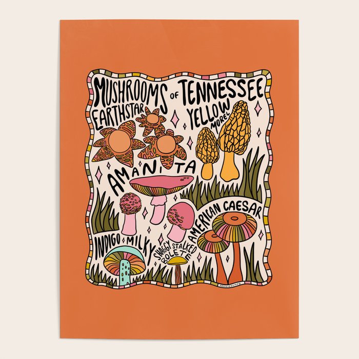 Mushrooms of Tennessee Poster Gallery Image 4