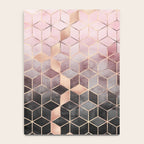 Pink And Grey Gradient Cubes Notebook Gallery Image 4