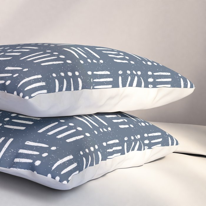 Mudcloth | Classic Blue Pillow Sham Gallery Image 3